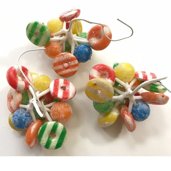 Vintage Glitter Candy Ornaments - Picture 2 of 2
